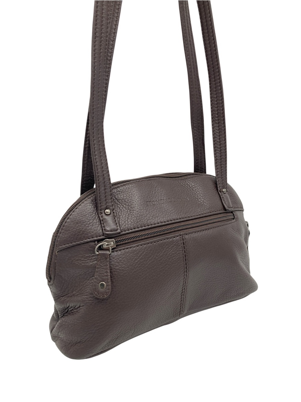 Stone Mountain Mini Leather Bowler Shoulder Bag